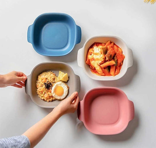 4pc Salad Bowl Set, Microwave & Dishwasher Safe for Daily Use, Camping